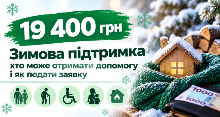 Зимова підтримка: українці можуть отримати 19 400 грн на підготовку до зими — хто має право