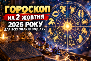 Гороскоп на 2 жовтня 2026 року: що чекає на всі знаки зодіаку