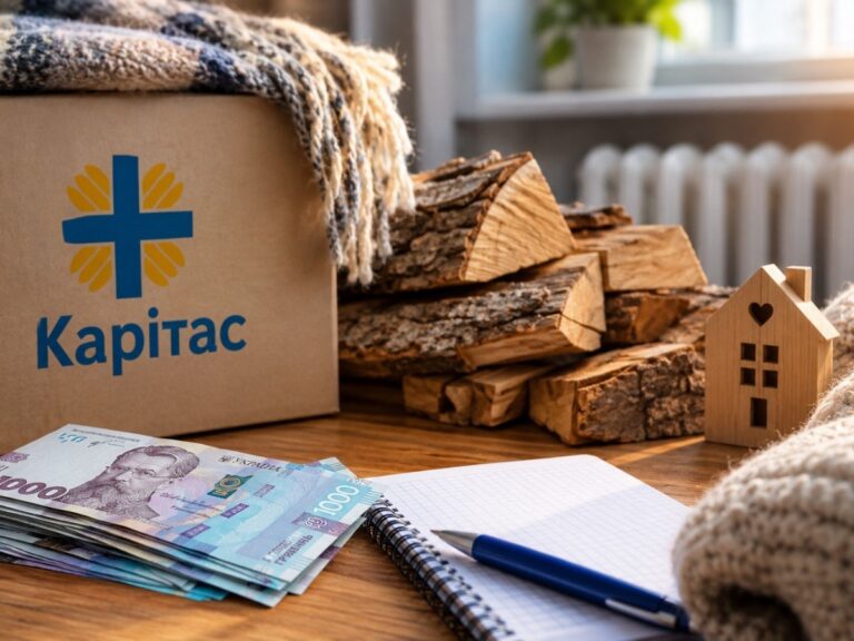 Карітас Харків реєструє родини на допомогу до зими: кошти на паливо та комунальні послуги