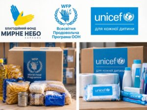WFP та ЮНІСЕФ об’єднали гуманітарну допомогу: родини можуть отримати продуктові та гігієнічні набори