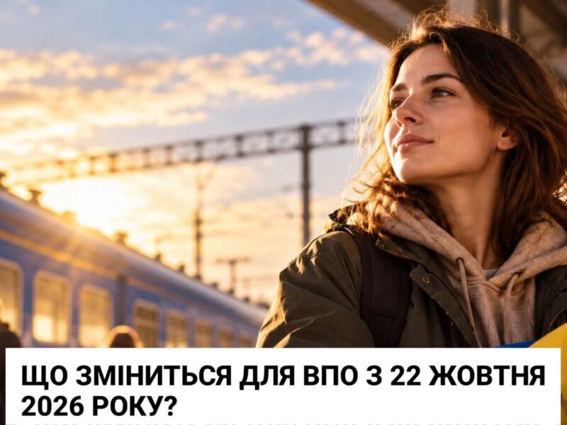 З 22 жовтня для ВПО діятимуть нові правила: що зміниться
